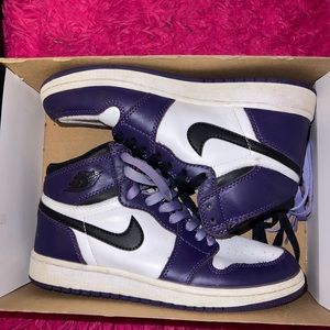 Authentic Court Purple Jordan 1☂️